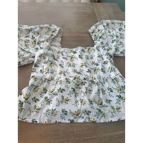 FAITHFULL THE BRAND Women's Floral Crop Top Size 10 Multicolor - Picture 7 of 13